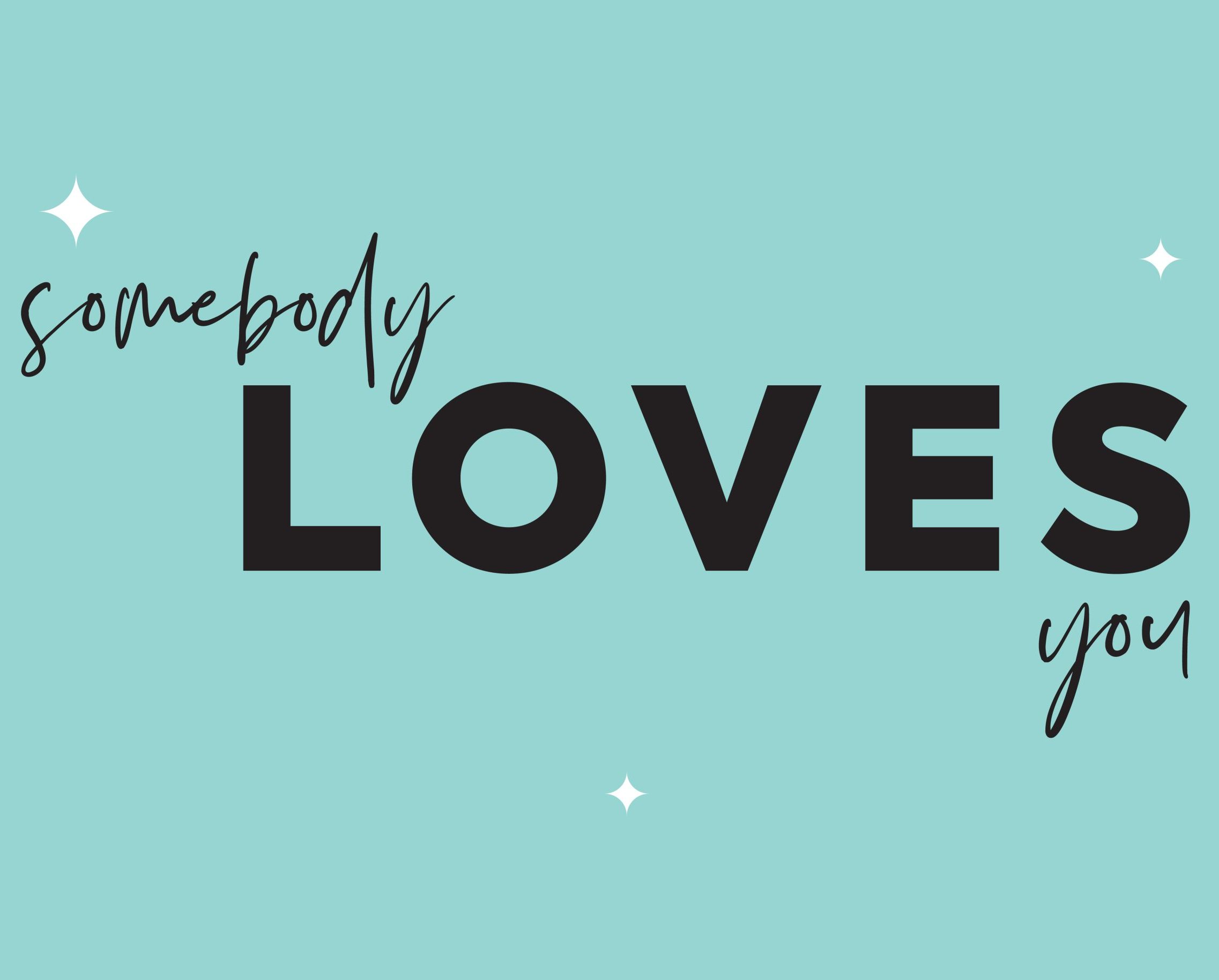 Gift Card - Somebody Loves You (Blue)