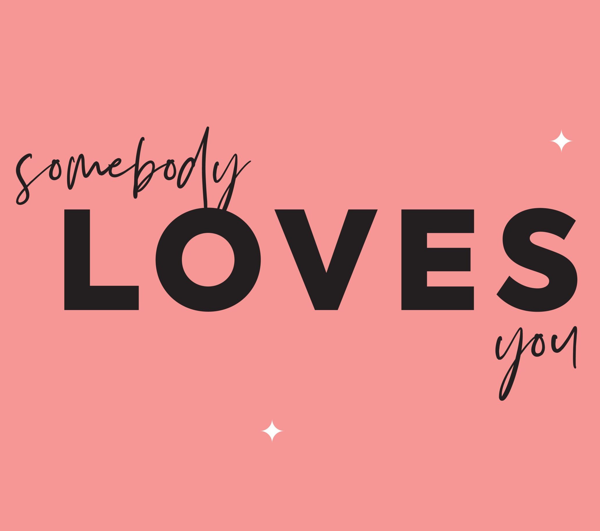 Gift Card - Somebody Loves You (Pink)